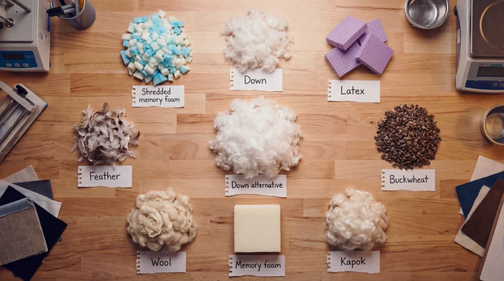 different fill types